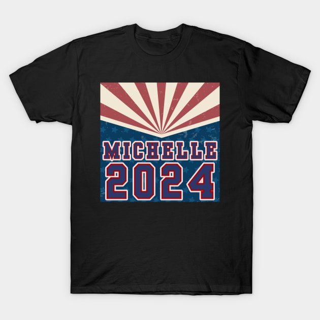 Michelle Obama 2024 T-Shirt by Daz Art & Designs